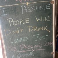 Love the sign at the entrance  at The Traveler's Cup in Jaisalmer