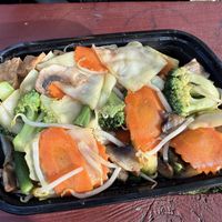 Veggie stir fry w tofu   at Sawatdee Thai in Plattsburgh