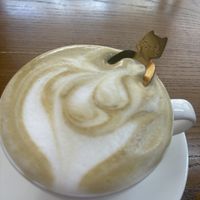 Coffee with Almond milk + pump of mint syrupp  at Tit & Mit in Hai Phong