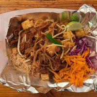 Vegan Pad Thai (no cilantro) at BKK Pad Thai in Portland