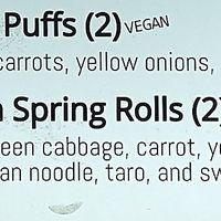 menu at BKK Pad Thai in Portland