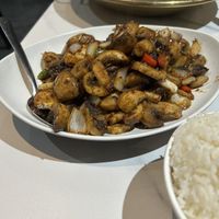 Cumin mushrooms   at Chez Chili in Montreal