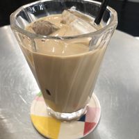Cold brew oat milk coffee  at Rough Guys Coffee in Central Singapore