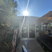 Entrance in the sunshine  at The Plot in Costa Mesa