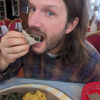 Veggie combo at Axum Ethiopian in Vancouver