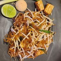 Vegan Lad Thai at Anoma's Restaurant in Hua Hin