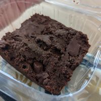 Really good brownie (also gluten free I think) at SAM'S KITCHEN in 