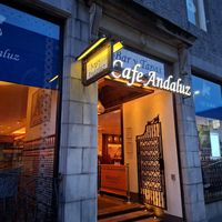 Outside at Cafe Andaluz in Aberdeen