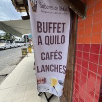 Sign  at Sabores de Ilheus in Ilheus