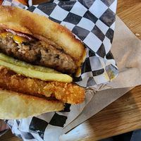 English muffin breakfast sandwich 🇬🇧 at Planet Vegan in Fresno