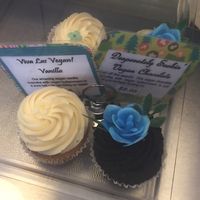 vegan cupcakes  at The Flying Cupcake in Indianapolis