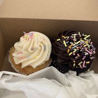 Vegan deliciousness!! at The Flying Cupcake in Indianapolis