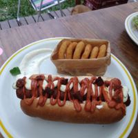 Hotdog at Veg Veg in Curitiba