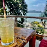 Homemade mango syrup with coconut cane sugar  at Spiral Resort  in Koh Phayam