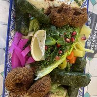 Mezze selection   at Casablanca in Cardiff