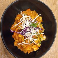 Quinoa-based tofu dish w/ sweet and sour sauce #Veganuary at Padthai Wokbar   in Budapest