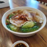 Herbal dumpling soup noodle (herbaly taste if you don't mind ;) at AM Green World 青の世代 in Iskandar Puteri