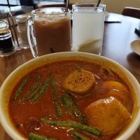 Signature nonya curry noodle (not too spicy, yummy) at AM Green World 青の世代 in Iskandar Puteri
