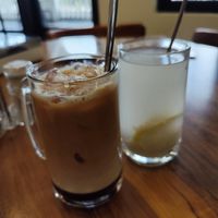 Gula melaka teh cold & barley lemon at AM Green World 青の世代 in Iskandar Puteri