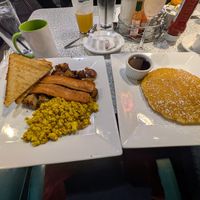 "The Hungry Vegan". Highly recommend at Donut Villa Diner in Arlington