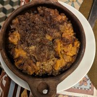 Sweet potatoes au gratin at Nord-Pinus Tanger in Tangier