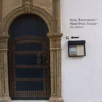 The front door (street level) at Nord-Pinus Tanger in Tangier