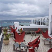 The terrace bar at Nord-Pinus Tanger in Tangier