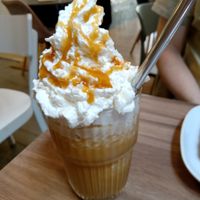 Caramel frappe at Koek van Nouk in Arnhem
