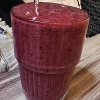 Red smoothie at Koek van Nouk in Arnhem