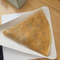Vegan chocolate and banana crepe at La francesa - crêperie in Toledo