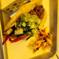 Impossible taco at Taco Cantina in San Francisco