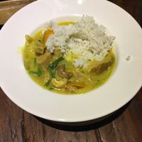 Vegetarian Mock Chicken Curry with Cashew Nuts and Potato at Gecko - Hang Quat in Hanoi