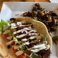 gyro and brussels   at The Smokin' Onion in Asheville