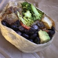 Breakfast burrito  at The Smokin' Onion in Asheville