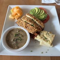 Breakfast plate 😋  at The Smokin' Onion in Asheville