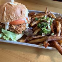 Cluckin Good (“chicken”) it was delicious   at The Smokin' Onion in Asheville