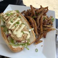 Fish Please… also so good   at The Smokin' Onion in Asheville