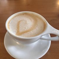 Yummy Oat Milk Latte!!   at The Smokin' Onion in Asheville