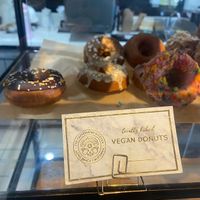 Vegan donuts   at Reborn Coffee in Laguna Woods