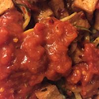 Pasta Fresca with Zoodles, marinara, and 2xTofu! at Noodles & Company in State College