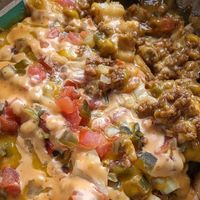 Fiesta fries at Mike's Vegan Grill in Charlotte