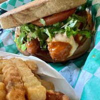 Chik n Loco 🐔   at Mike's Vegan Grill in Charlotte