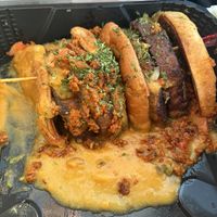 Papi chorizo burger   at Mike's Vegan Grill in Charlotte