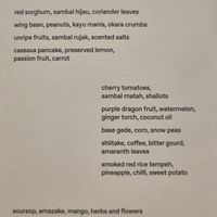 All separate servings, wow. at Herbivore by Locavore in Ubud