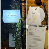 Entry/menu at Herbivore by Locavore in Ubud
