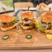 slider trio  at VeganBurg in Hesperia