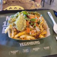 carne asada fries at VeganBurg in Hesperia