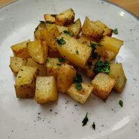 Side dish potatoes at Baak Libreria Bistrot in Bologna