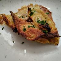 Lasagna with artichokes at Baak Libreria Bistrot in Bologna