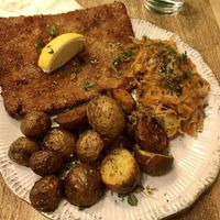 Schnitzel   at Vegan Friends Kitchen in Warsaw